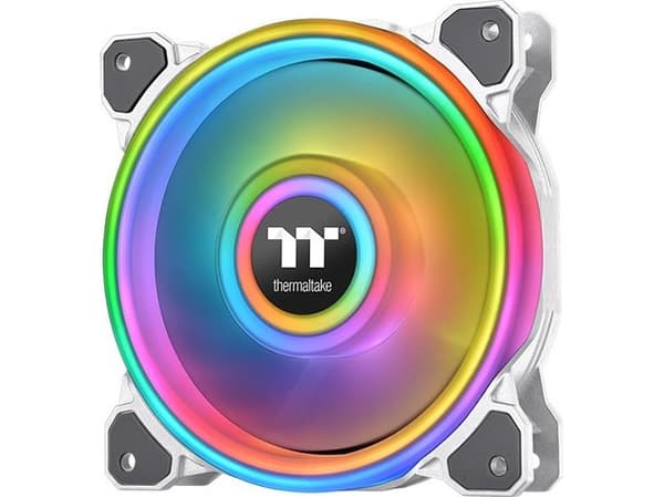 Thermaltake Riing Quad 14 RGB Radiator Fan TT - Premium Edition - innsats med vifte - 140 mm - hvit