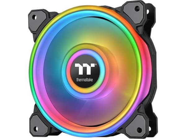 Thermaltake Riing Quad 12 RGB Radiator Fan TT - Premium Edition - innsats med vifte - 120 mm - svart