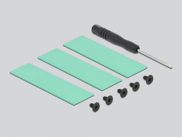Delock - Heatsink for solid state disk - svart