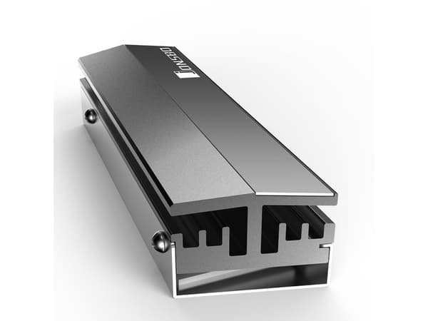 Jonsbo M.2 GREY, Heatsink/Radiatior, Sort, Grå