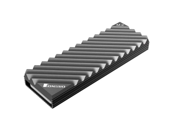 Jonsbo M.2-3 GREY, Heatsink/Radior, Sort, Grå, Grå