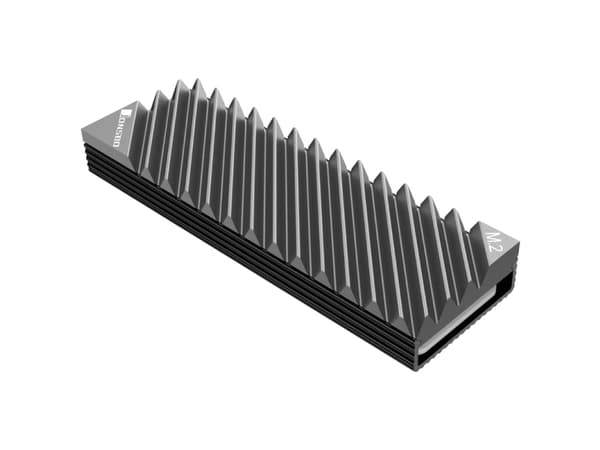 Jonsbo M.2-3 GREY, Heatsink/Radior, Sort, Grå, Grå musta, Harmaa