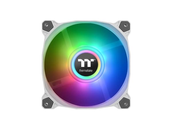 Thermaltake Pure Duo 12 ARGB Sync Radiator Fan - Kabinettvifte - 120 mm - hvit (en pakke 2)
