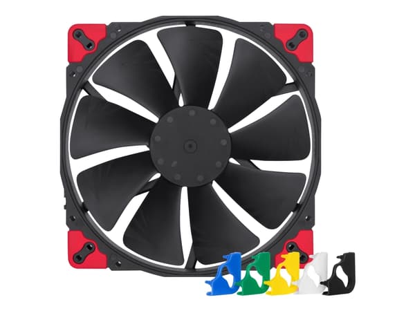 Noctua NF-A20 PWM chromax.black.swap - Kabinettvifte - 200 mm - svart