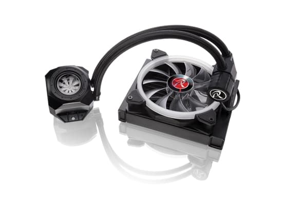 RAIJINTEK ORCUS 140 RBW, All-in-one-nesteenjäähdytin, 14 cm, 65,19 cfm, Musta