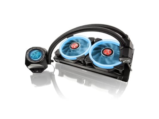 RAIJINTEK Orcus 240, All-in-one liquid cooler, 12 cm, Black