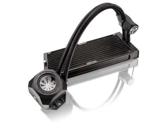 RAIJINTEK Orcus 240, All-in-one liquid cooler, 12 cm, Black