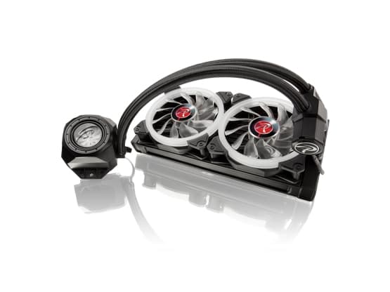 RAIJINTEK Orcus 240, All-in-one liquid cooler, 12 cm, Black