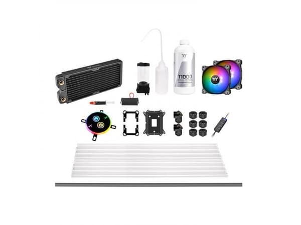 Thermaltake Pacific C240 - Sett for væskekjølesystem - (for: LGA775, LGA1156, AM2, AM2+, LGA1366, AM3, LGA1155, AM3+, LGA2011, FM1, FM2, LGA1150, LGA