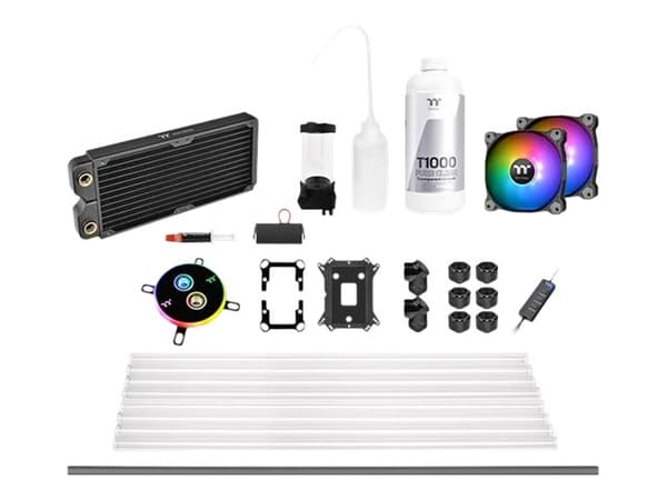 Thermaltake Pacific C240 - Sett for væskekjølesystem - (for: LGA775, LGA1156, AM2, AM2+, LGA1366, AM3, LGA1155, AM3+, LGA2011, FM1, FM2, LGA1150, LGA