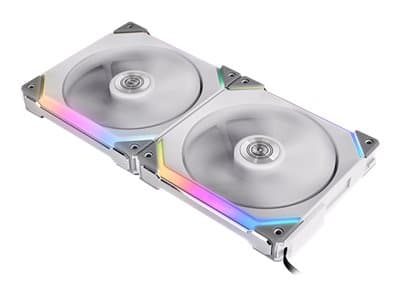 Lian Li UNI FAN SL140 - Lådfläkt - 140 mm - vit (paket om 2)