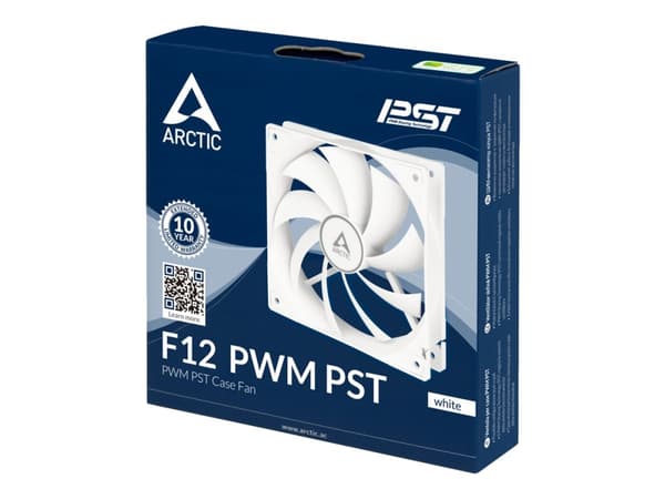 ARCTIC F12 PWM PST - Kabinettvifte - 120 mm - hvit Hvit