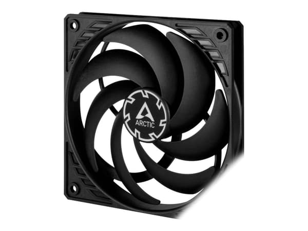 ARCTIC P12 Slim PWM PST - Kabinettvifte - 120 mm - svart Sort