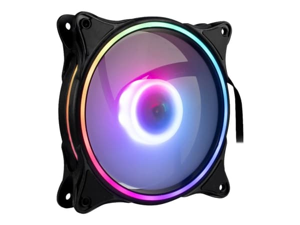 Argus RGB-FAN SET RS-08 - Lådfläkt - 120 mm Svart, Vit
