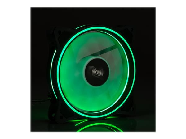 Akyga AW-12D-RGB - Kabinettvifte - 120 mm - svart