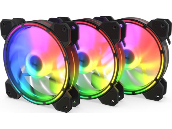 Krux Lunar ARGB KIT 3x120 MM viftesett