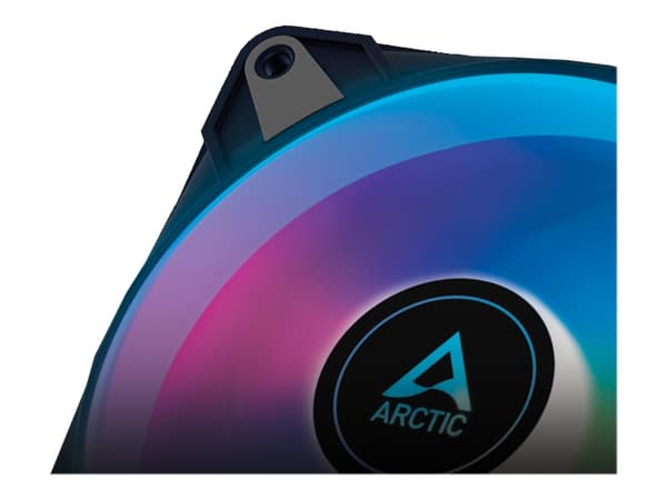 ARCTIC P12 PWM PST A-RGB 0dB - Kabinettvifte - 120 mm - svart