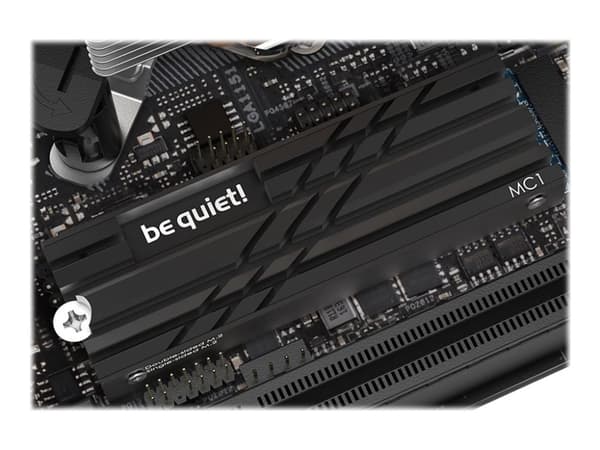 be quiet! MC1 - Fasttilstands-drevvarmelegeme - svart