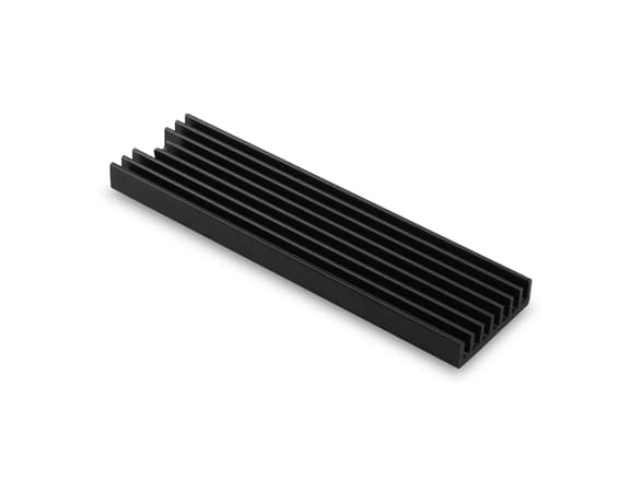 Axagon CLR-M2L6 tietokoneen jäähdytysjärjestelmä Solid-state-asema Heatsink/Radior Musta