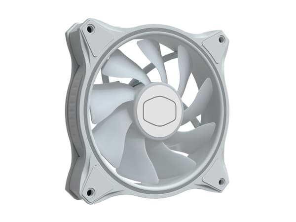 Cooler Master MasterFan MF120 HALO 3in1 - White Edition - lådfläkt - 120 mm (paket om 3)