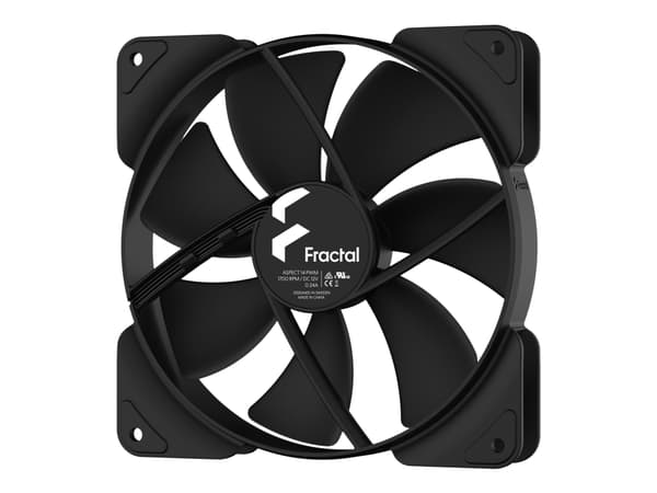 Fractal Design Aspect 14 PWM - Lådfläkt - 140 mm - svart Svart