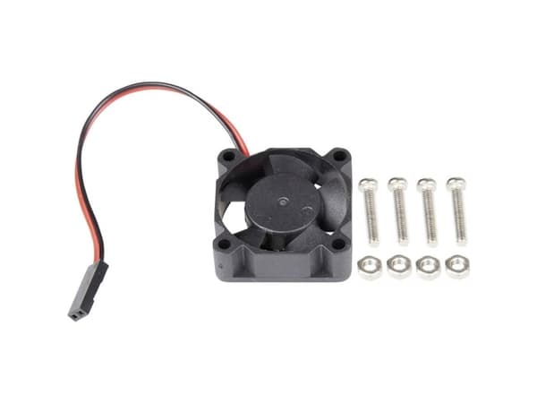 Joy-iT SBC-FAN-303010, Vifte, 3 cm, 7500 RPM, Sort