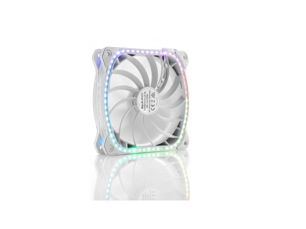 Enermax SquA RGB UCSQARGB12P-W-BP3 - Kabinettvifte - 120 mm - hvit