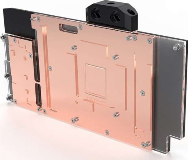 aqua computer vanndatamaskin kryografi NESTE RTX 3080/3090 Strix GPU vannkjøler - kobber + akryl