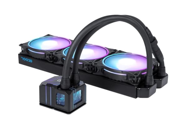 Alphacool 13074, Allt-i-ett vätskekylare, 12 cm, 2500 RPM, 118,9 m³/h, Svart