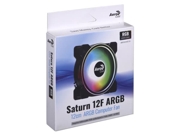 AeroCool Saturn 12F ARGB - Kabinettvifte - 120 mm