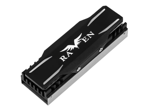 SilverStone TP03-ARGB - Heatsink for solid state disk - svart