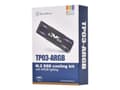 Miniatyrbilde 1 av 5: SilverStone TP03-ARGB - Heatsink for solid state disk - svart