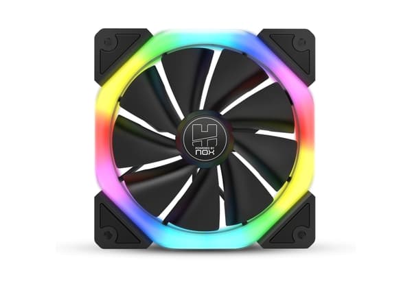 NOX Hummer S-Fan, Fan, 12 cm, 1100 RPM, Svart