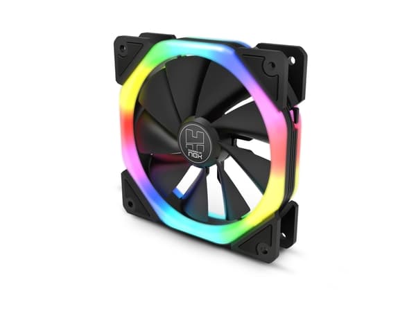 NOX Hummer S-Fan, Fan, 12 cm, 1100 RPM, Svart