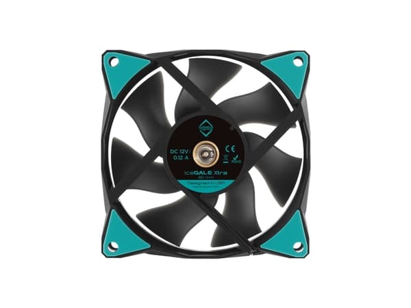 Iceberg Thermal IceGALE Xtra, Vifte, 8 cm, 800 RPM, 3000 RPM, 29 dB, 37 cfm