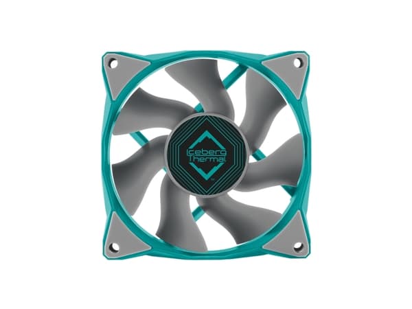 Iceberg Thermal IceGALE, Vifte, 8 cm, 800 RPM, 2000 RPM, 26 dB, 29 cfm Teal