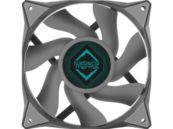Iceberg Thermal IceGALE, Vifte, 12 cm, 500 RPM, 1850 RPM, 35 dB, 76 cfm