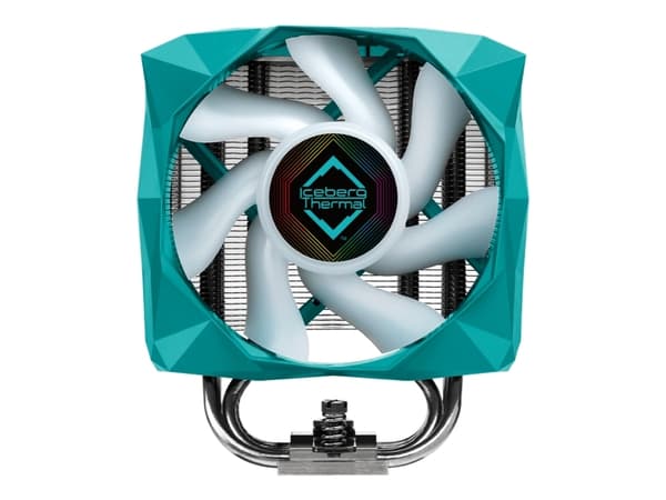 Iceberg Thermal IceSLEET X5, kylare, 12 cm, 500 rpm, 1850 rpm, 36 dB, 76 kubikfot/min. Turkosblå