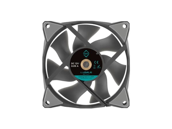 Iceberg Thermal IceGALE, Vifte, 8 cm, 800 RPM, 2000 RPM, 26 dB, 29 cfm