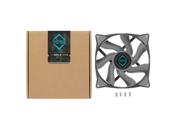 Iceberg Thermal IceGALE Xtra, Fan, 14 cm, 500 RPM, 2500 RPM, 47 dB, 169 cfm