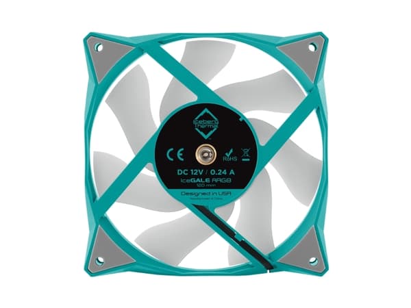 Iceberg Thermal IceGALE ARGB, Vifte, 12 cm, 500 RPM, 2200 RPM, 38 dB, 94 cfm