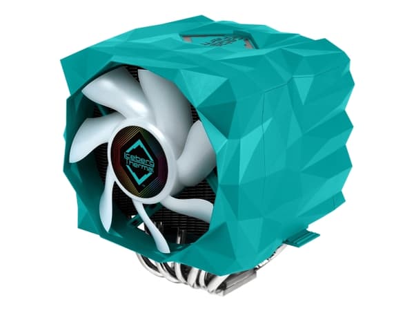 Iceberg Thermal IceSLEET X7 Dual, Kjøler, 12 cm, 500 RPM, 1850 RPM, 38 dB, 76 cfm Teal