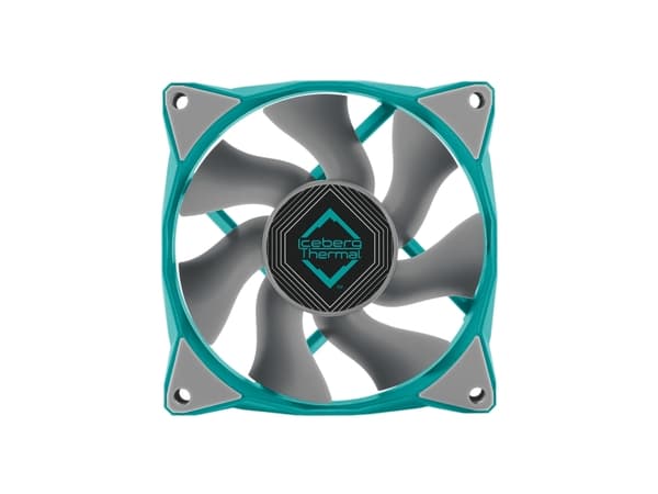Iceberg Thermal IceGALE Xtra, Vifte, 8 cm, 800 RPM, 3000 RPM, 29 dB, 37 cfm Teal