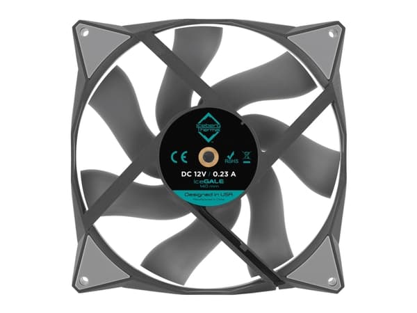 Iceberg Thermal IceGALE, Fan, 14 cm, 500 RPM, 1600 RPM, 36 dB, 96 cfm