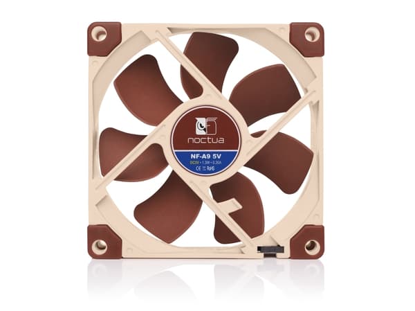 Noctua NF-A9, Vifte, 9 cm, 2000 RPM, 78,9 m³/t, Beige, Brun