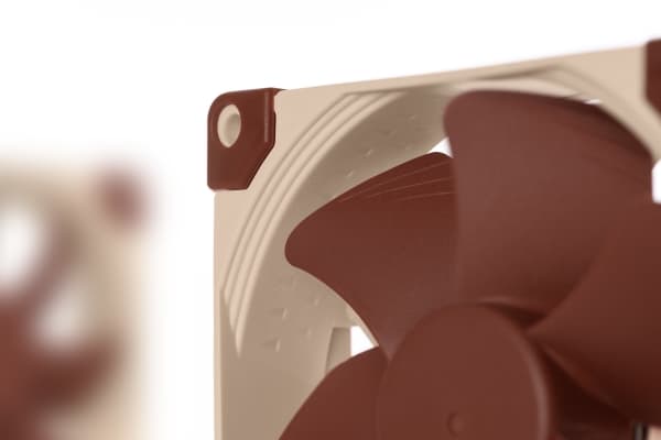Noctua NF-A9, Vifte, 9 cm, 2000 RPM, 78,9 m³/t, Beige, Brun