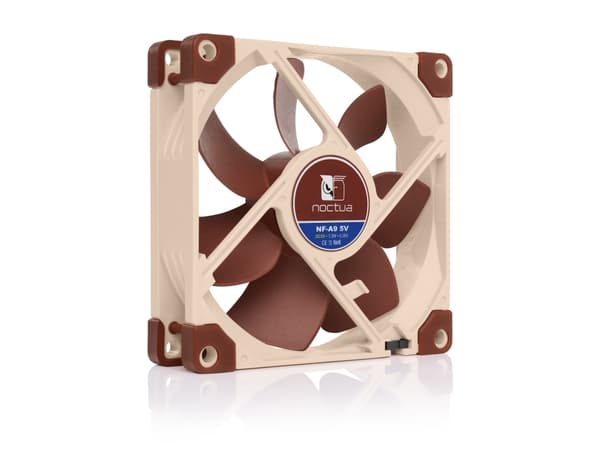 Noctua NF-A9, Vifte, 9 cm, 2000 RPM, 78,9 m³/t, Beige, Brun