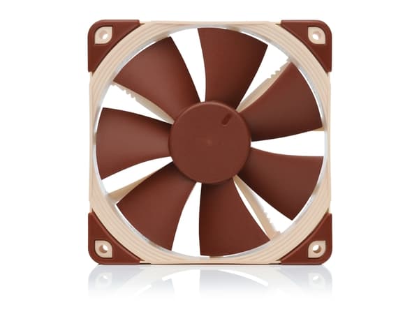 Noctua NF-F12, Vifte, 12 cm, 300 RPM, 1500 RPM, 93,4 m³/t, Beige, Brun