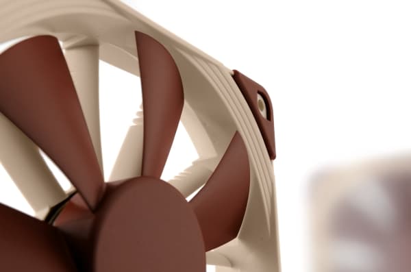 Noctua NF-F12, Vifte, 12 cm, 300 RPM, 1500 RPM, 93,4 m³/t, Beige, Brun