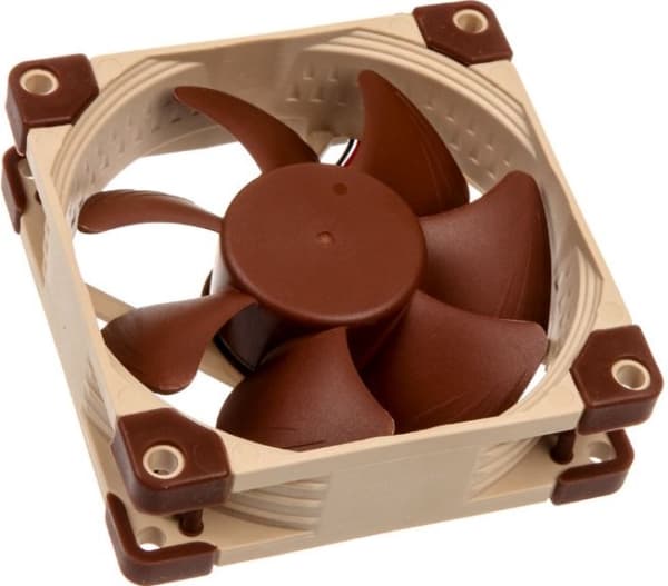 Noctua NF-A8, Vifte, 8 cm, 2200 RPM, 55,5 m³/t, Beige, Brun Beige, Brun